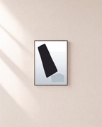Pure Form unframed print is shown framed for styling in a plain wall; frame not included