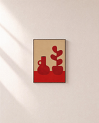 Still Hour still life prints: unframed print is shown framed for styling on a plain wall; frame not included