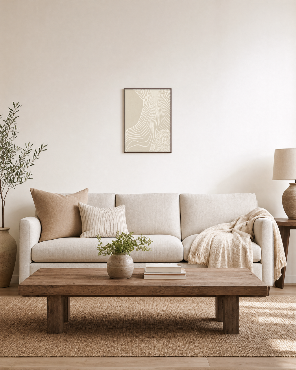 Pale Veins Press edition unframed print is shown framed for styling in a living room; Frame not included