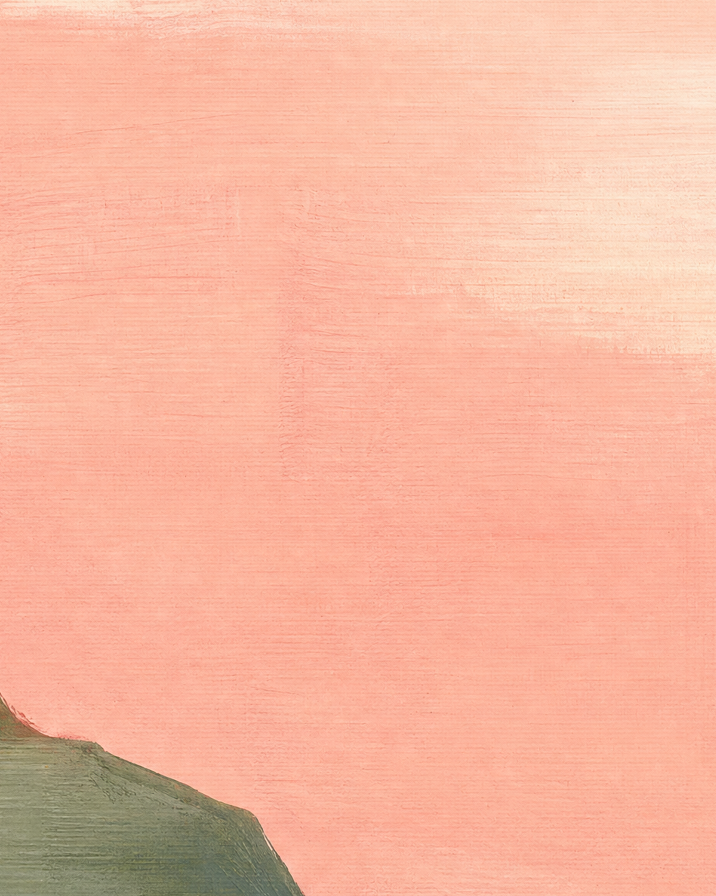 Close-up detail from Blue Cliff Pink showing printed color and surface texture