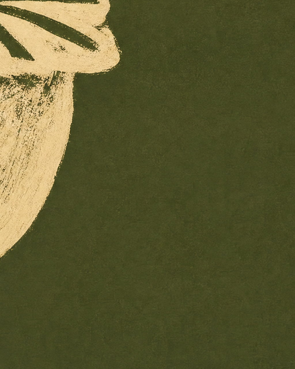 Close-up detail from Ivory Bloom Forest showing printed color and surface texture