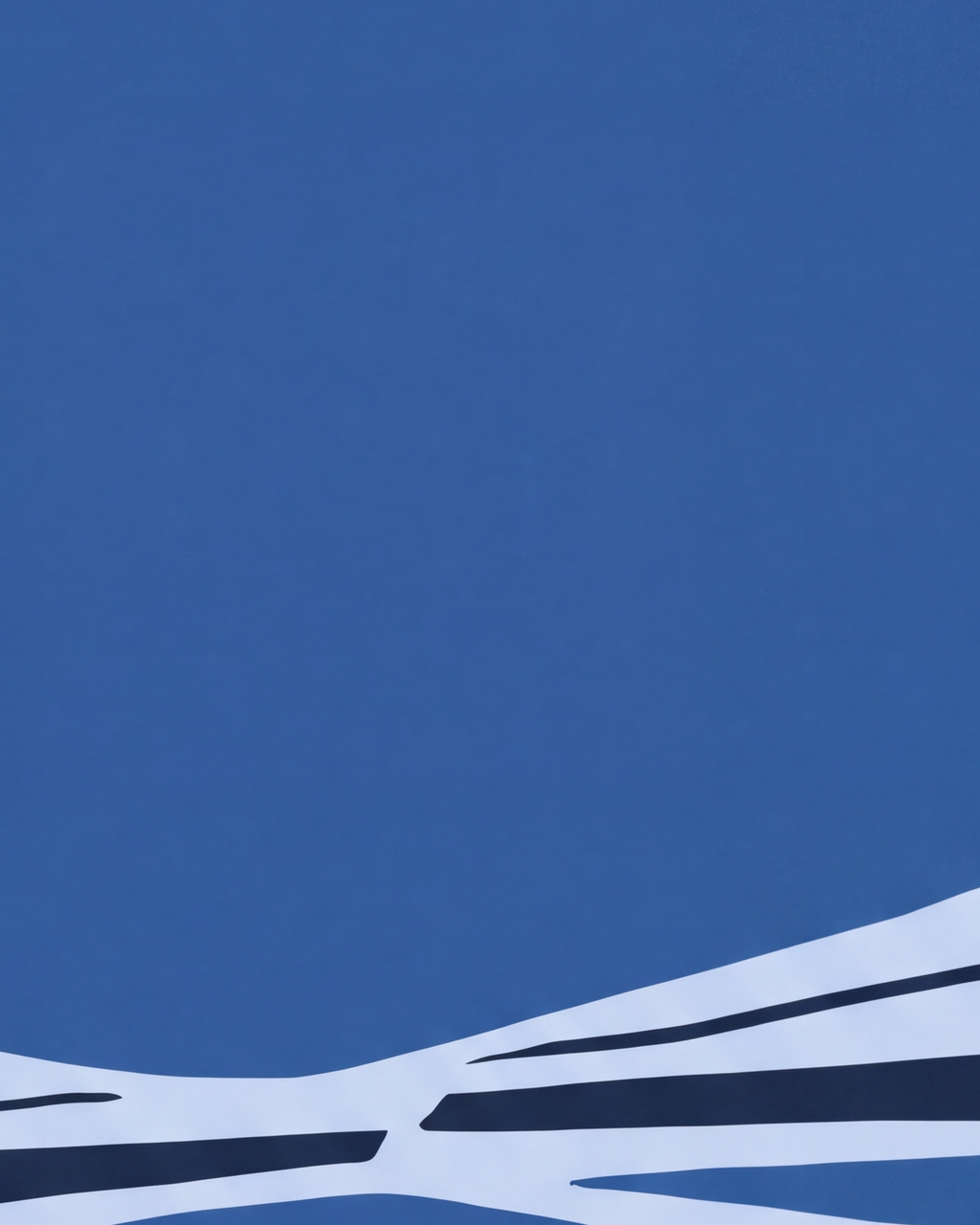 Close-up detail from Azure Reflection showing printed color and surface texture