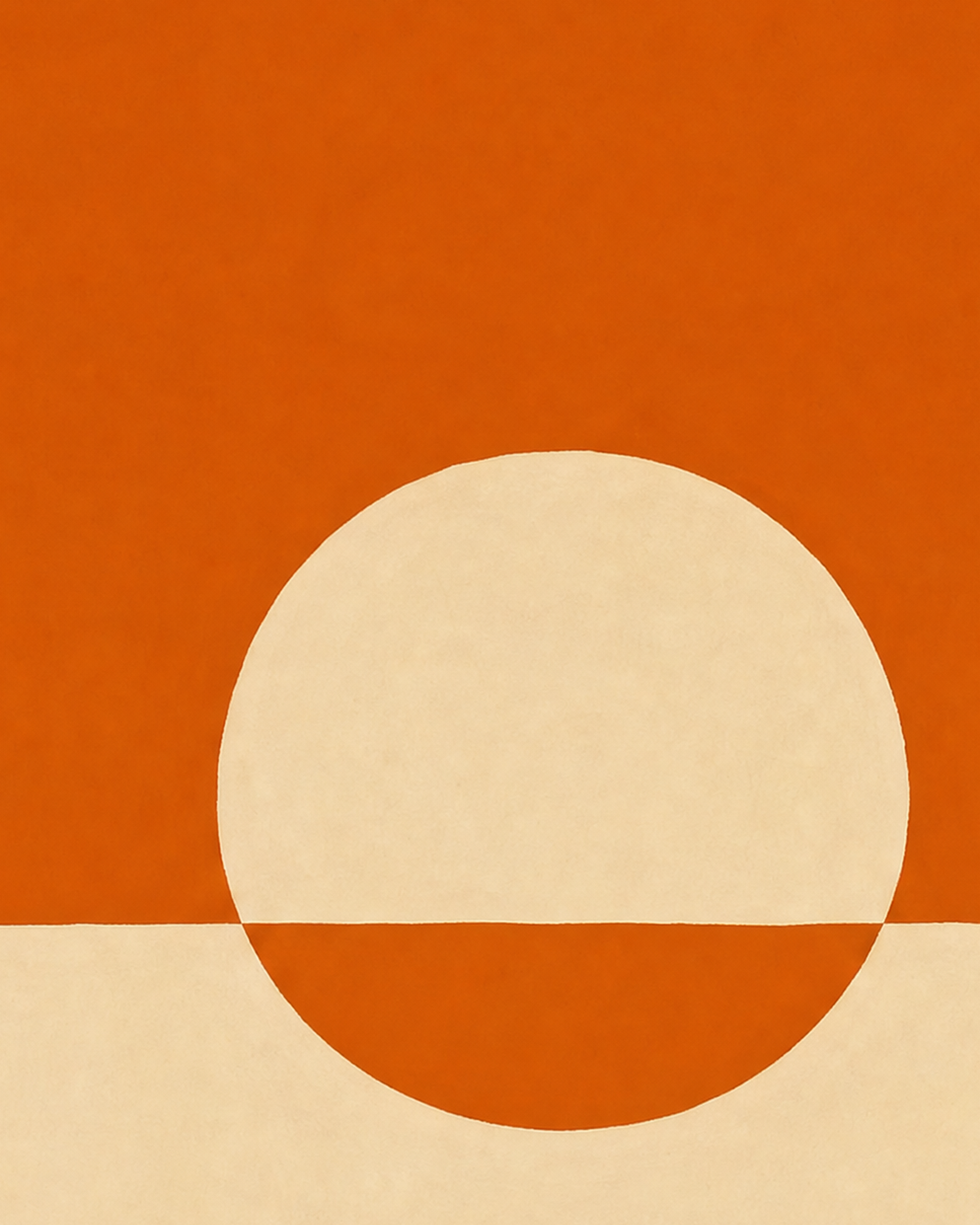Close-up detail from Horizon Sun showing printed color and surface texture