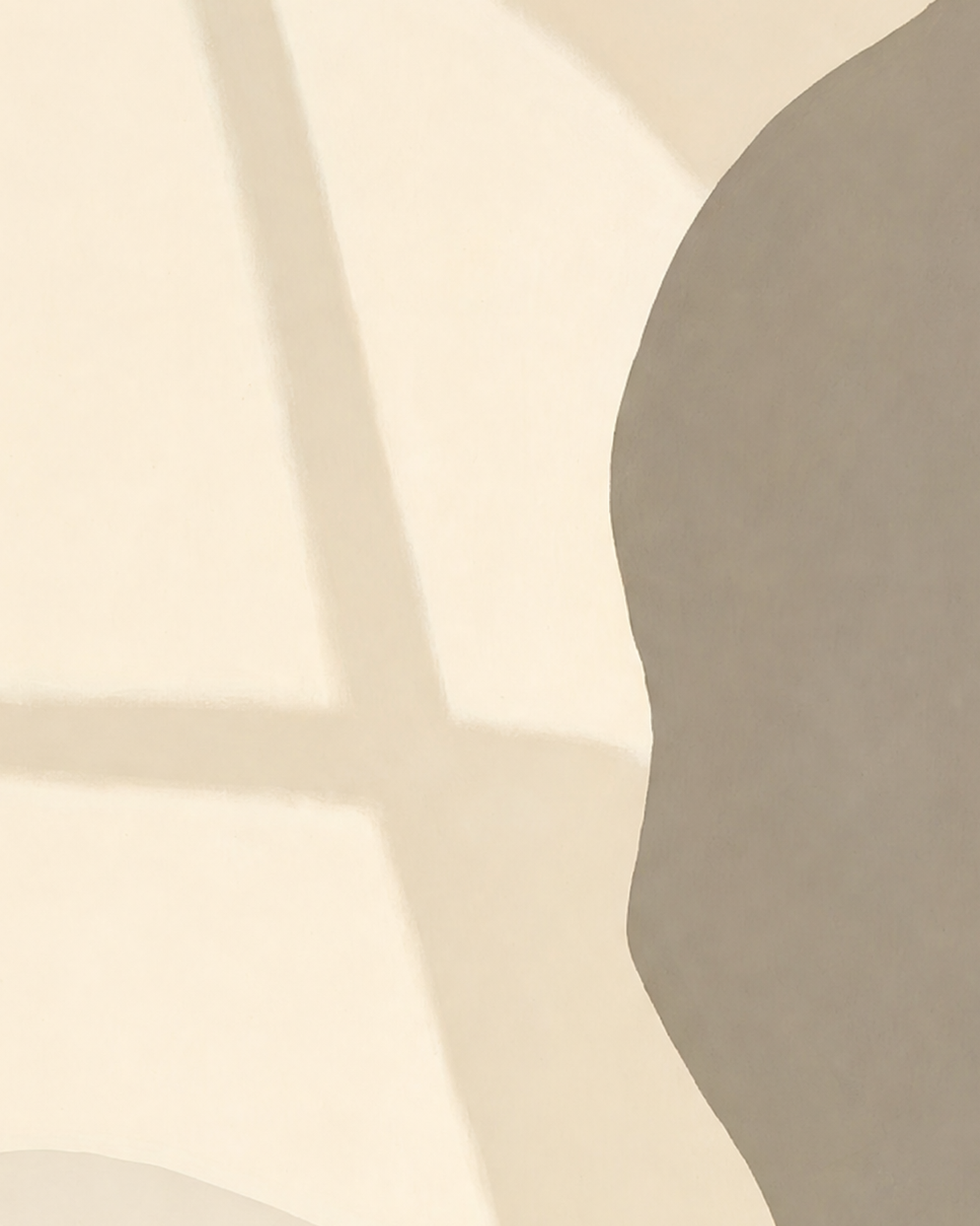 Close-up detail from Soft Window showing printed color and surface texture