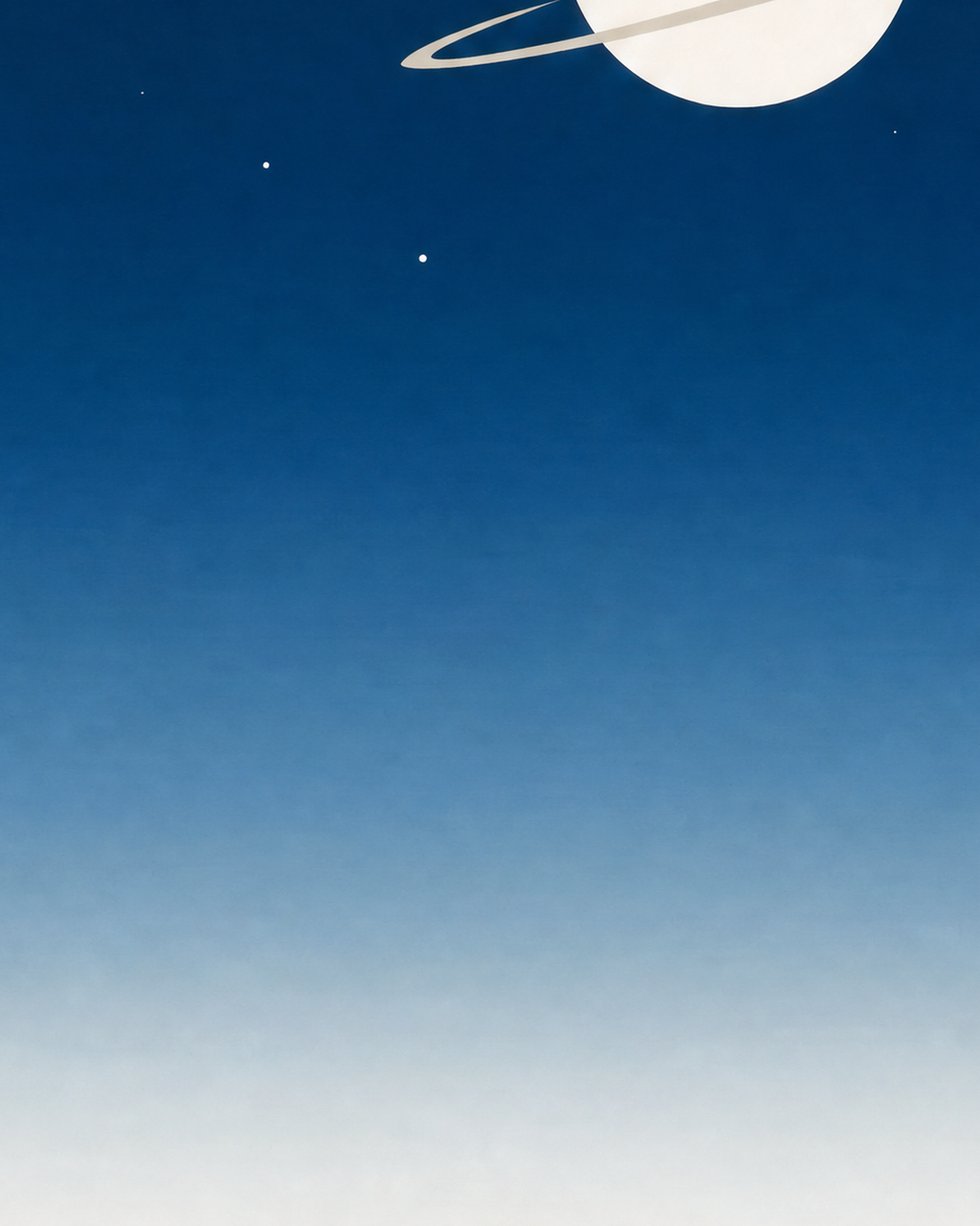 Close-up detail from Night Horizon showing printed color and surface texture