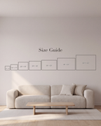 Landscape unframed print size guide for 10 × 8, 14 × 11, 20 × 16, 24 × 18 inches