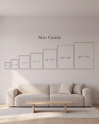 Portrait unframed print size guide for 8 × 10, 11 × 14, 16 × 20, 18 × 24 inches